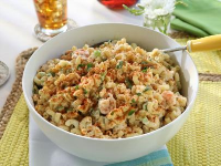 Macaroni Salad with Grilled Shrimp Recipe | Kardea Brown ... image