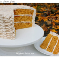 Pumpkin Spice Cake~ {Scratch Recipe} - My Cake School image