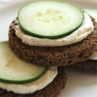 Cucumber Sandwich Appetizers Recipe | Allrecipes image