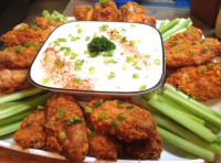 Baked Panko Breaded Hot Wings | Just A Pinch Recipes image