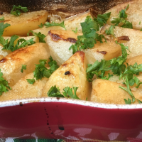 Greek Garlic-Lemon Potatoes Recipe | Allrecipes image