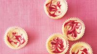 Raspberry-Swirl Cheesecake Cupcakes Recipe - Martha Ste… image