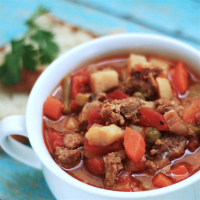 Easy Vegetable Beef Soup with Ground Beef Recipe | Allrecipes image
