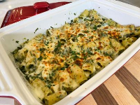 Spinach and Artichoke Pasta Bake Recipe - Food Network image