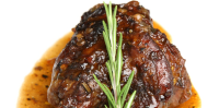 Braised Lamb Shanks with Rosemary Recipe | Epicurious image