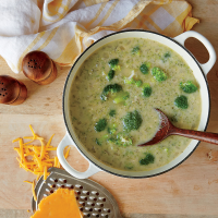 Creamy Broccoli-Cheese Soup Recipe | MyRecipes image