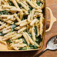 Baked Spinach & Feta Pasta Recipe - EatingWell image