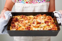 Best Cheesy Croissant Casserole Recipe - How to Ma… image