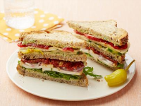 Veggie Lover's Club Sandwich Recipe - Food Network image