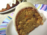 Carrot Bundt Cake With Cream Cheese Glaze - Food.com image