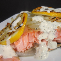 Salmon with Creamy Dill Sauce Recipe | Allrecipes image