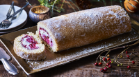 Raspberry Swiss roll recipe - BBC Food image