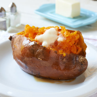 Baked Whole Sweet Potatoes Recipe | MyRecipes image