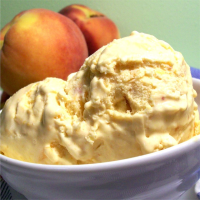 Peach Ice Cream Recipe | Allrecipes image