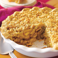 Crumb-Topped Apple Pie Recipe | MyRecipes image