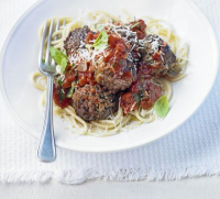 Spaghetti & meatballs recipe - BBC Good Food image