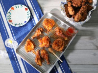 Pickle Brined Fried Chicken With Hot Honey Sauce Recipe ... image
