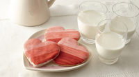 Easy Painted Heart-Shaped Sugar Cookies Recipe - McCor… image