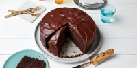 Double Chocolate Layer Cake Recipe | Epicurious image