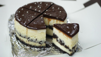 Chocolate Cookie Cheesecake Recipe | Allrecipes image