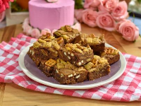 Snack Mix Brownies Recipe - Food Network image