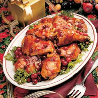 CHICKEN AND CRANBERRY SAUCE RECIPES