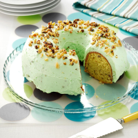 Pistachio Pudding Cake Recipe: How to Make It image