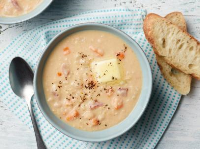 EASY NAVY BEAN SOUP WITH HAM RECIPES