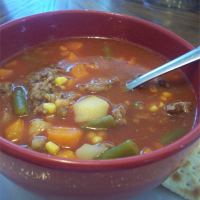 Home-Style Vegetable Beef Soup Recipe | Allrecipes image