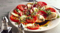 Fresh Mozzarella and Tomato Recipe - BettyCrocker.com image