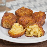 Fried Mac & Cheese Bites Recipe | MyRecipes image