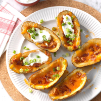 RECIPES FOR POTATO SKINS WITH CHEESE AND BACON RECIPES