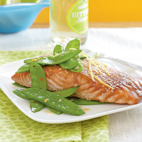 Salmon with Hoisin Glaze Recipe | MyRecipes image