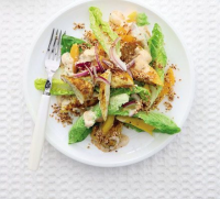 Curried chicken & mango salad recipe - BBC Good Food image