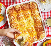 Tear-and-share cheese & garlic rolls recipe | BBC Good Food image