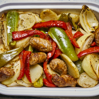 Sausage, Peppers, Onions, and Potato Bake Recipe | Allrecipes image