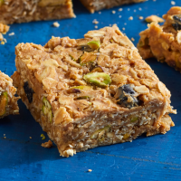 Peanut Butter, Blueberry & Oat Energy Squares Recipe ... image