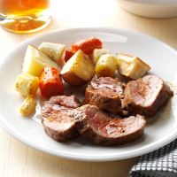 Balsamic-Glazed Pork Tenderloin Recipe: How to Mak… image