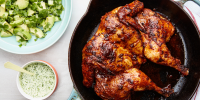 Peruvian-Style Roast Chicken with Tangy Green Sauce Recip… image