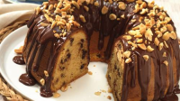 Peanut Butter-Chocolate Chip Pound Cake Recipe - Pillsbury.… image