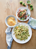 Broccoli and Cheddar Chicken Pasta Recipe | MyRecipes image