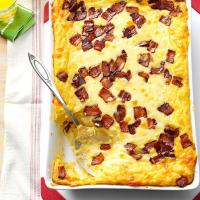 Baked Two-Cheese & Bacon Grits Recipe: How to Make It image
