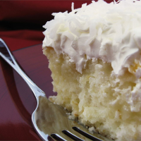 COCONUT POKE CAKE WITH MILK AND SUGAR RECIPES