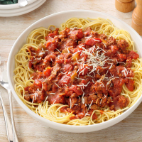 Meaty Spaghetti Sauce Recipe: How to Make It image