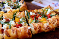 Puffed Pastry Pizza - The Pioneer Woman image
