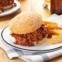 Baked Hamburgers Recipe: How to Make It - Taste of Home image