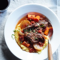 Slow-Cooker Braised Beef with Carrots & Turnips Recipe ... image