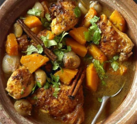 North African chicken tagine recipe - BBC Good Food image