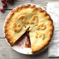 Ruby Grape Pie Recipe: How to Make It - Taste of Home image