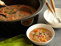Slow-Cooker Bean and Barley Soup Recipe - Food Network image